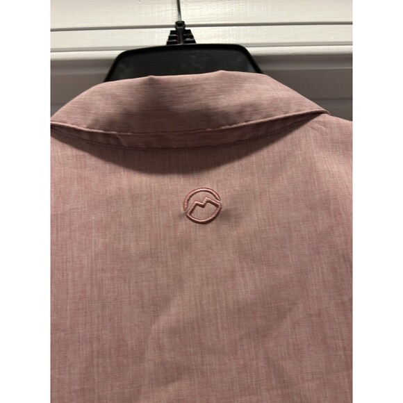 Magellan Fishing Shirt Vented Heathered Red Men's Size XL Button Front Shirt - Picture 5 of 5